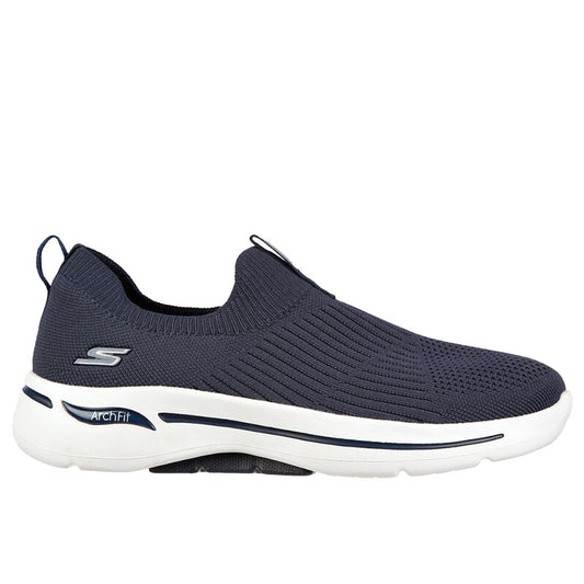 Women's Skechers Go Walk Arch Fit-Iconic, Navy, 8.5 B Medium